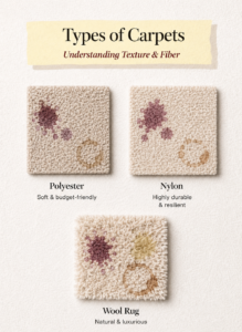 Types of stain on carpet