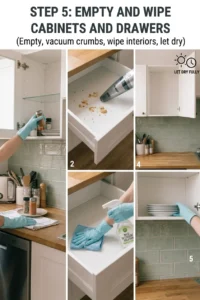 how to deep clean kitchen