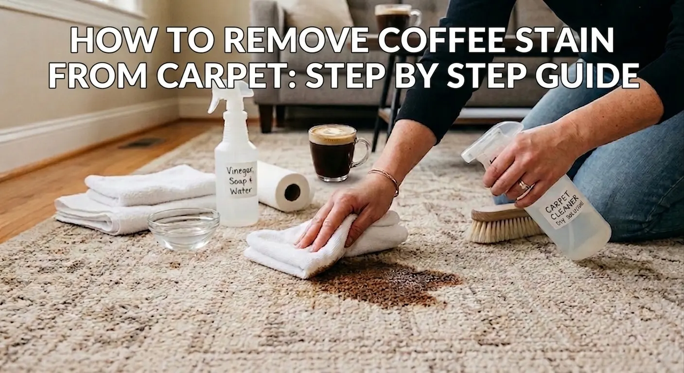 How to Remove Coffee Stain from carpet