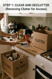 How to deep clean kitchen