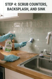 How to deep clean kitchen