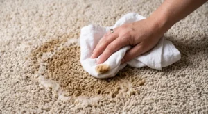 How to remove coffee stain from carpet