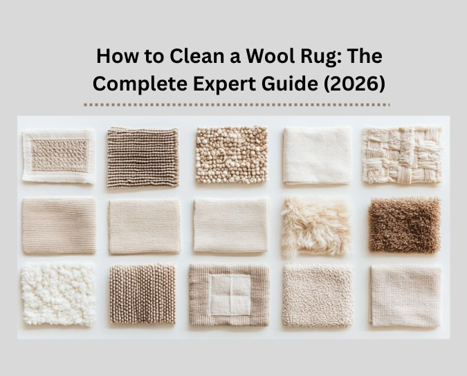How to clean a wool rug