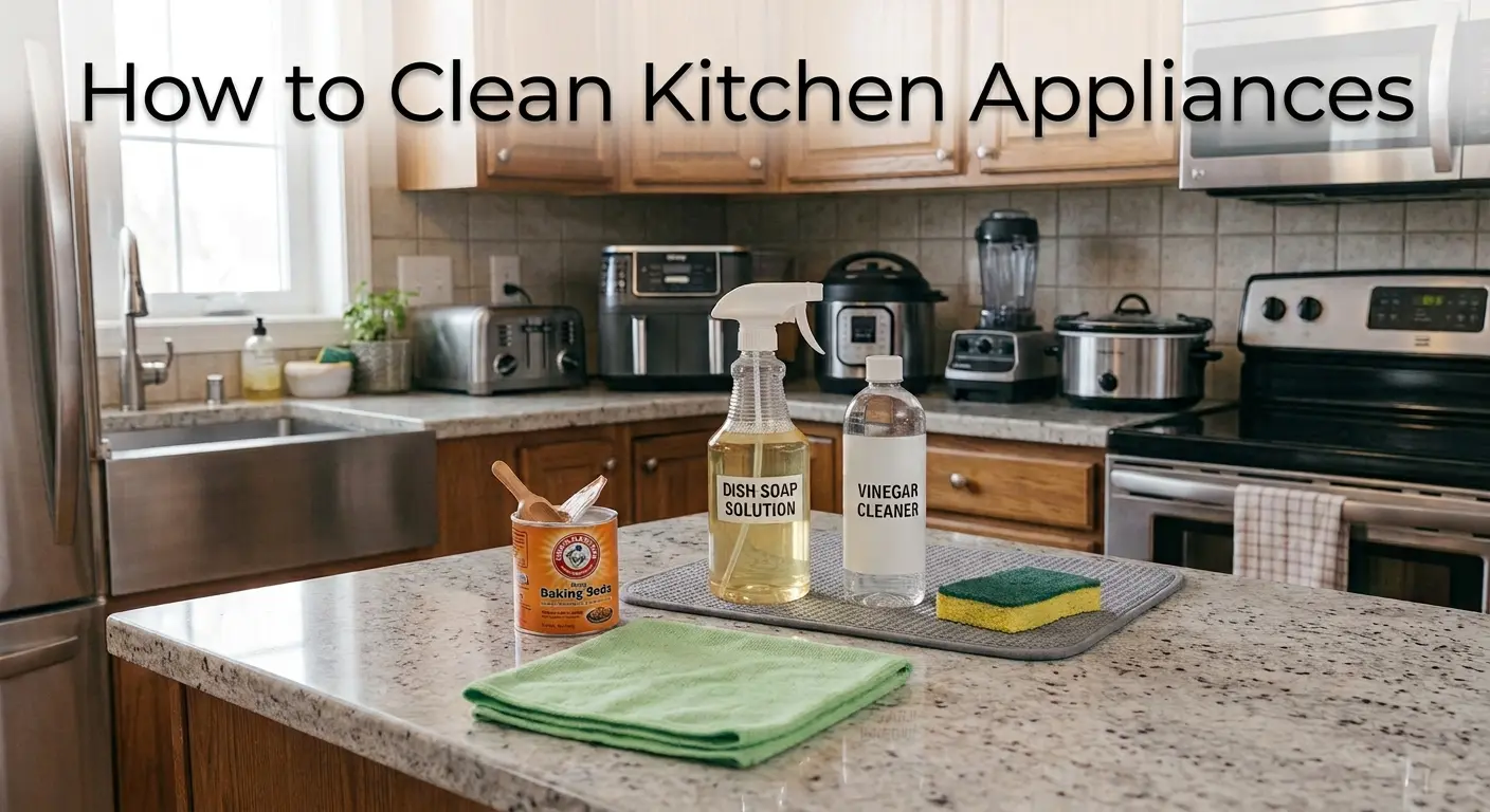 How to Clean Kitchen Appliances