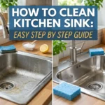 How to clean kitchen sink: Easy step by step Guide