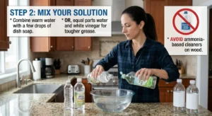 How to clean kitchen cabinets