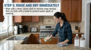 how to clean kitchen cabinets