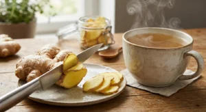 ginger tea health benefits and fresh ginger tea recipe