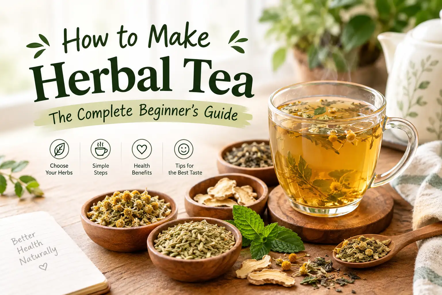 How to make herbal tea: the complete guide for beginners