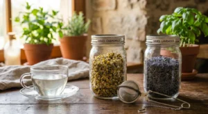 how to make herbal tea with dried herbs step by step